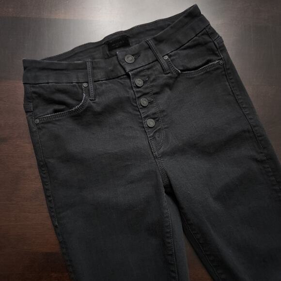 Mother The Pixie Not Guilty Black Jean Size 25 - Picture 2 of 8
